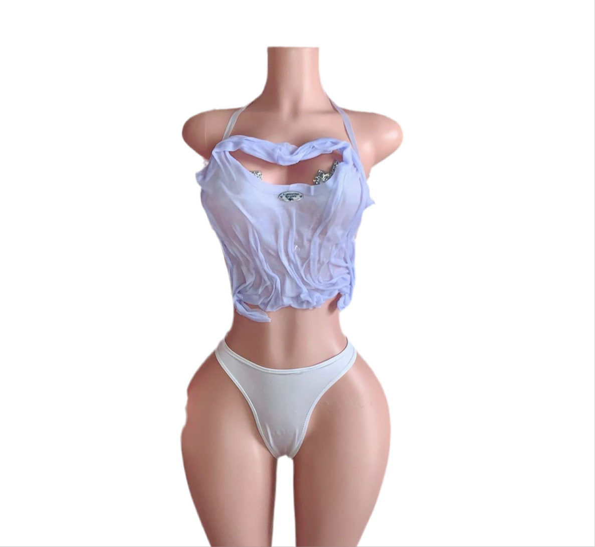 Wet Sculpted Corset Top
