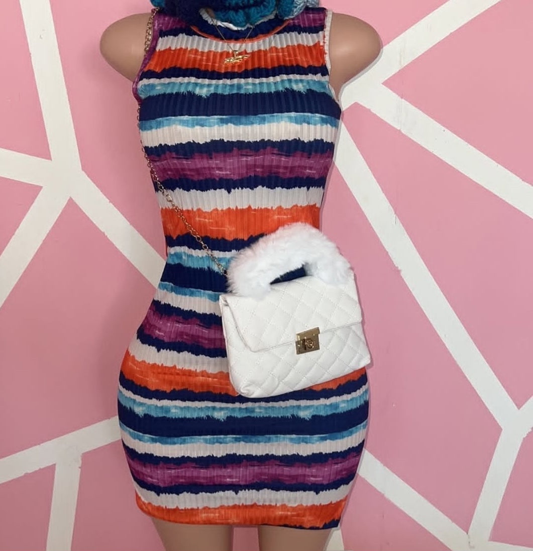 Multicolor Bodycon Dress