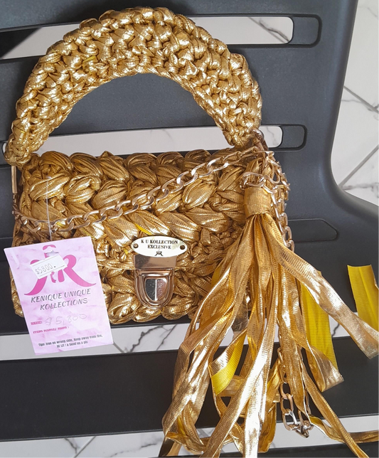 Gold Handbag