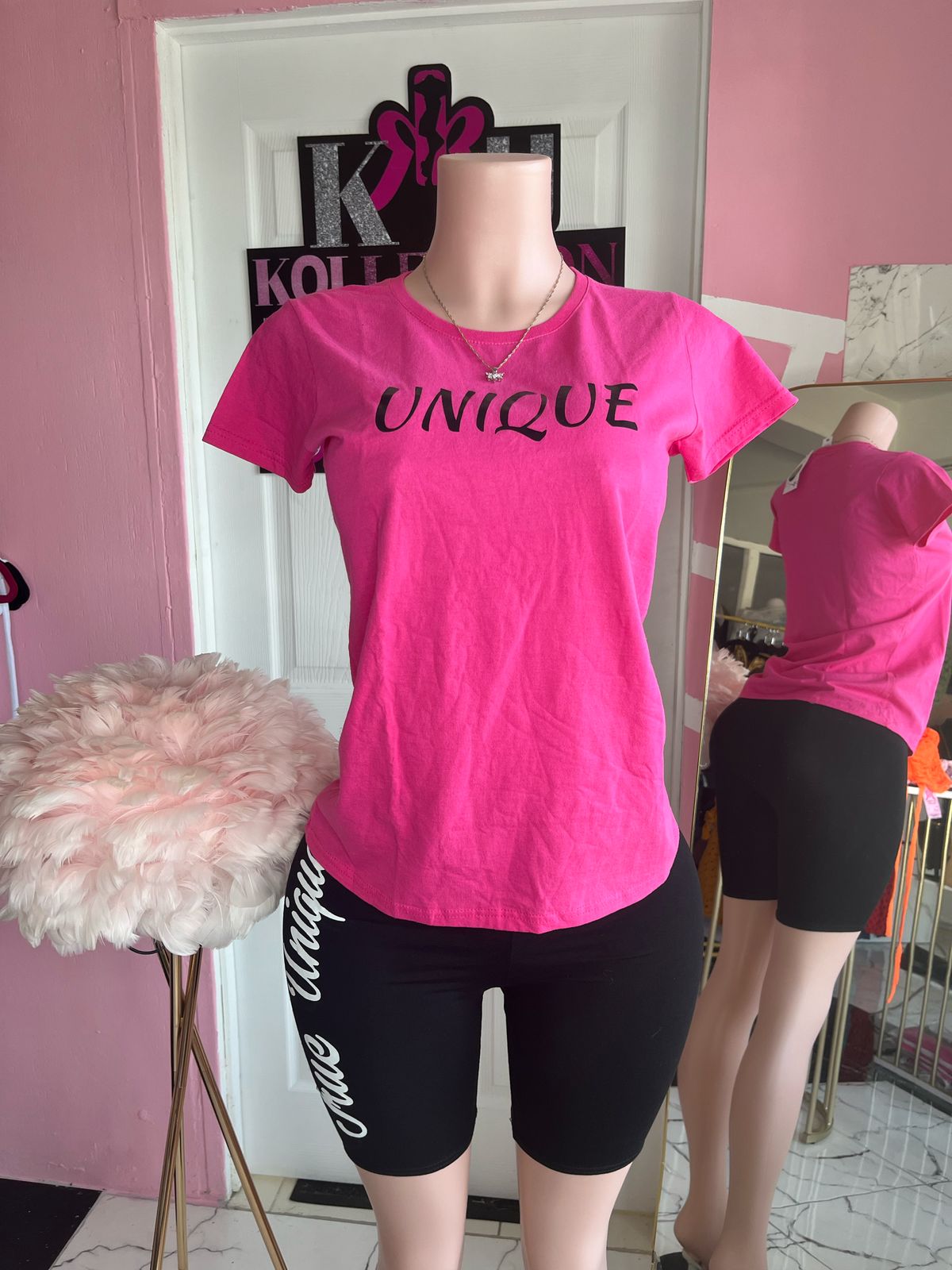 Pink Tights Set
