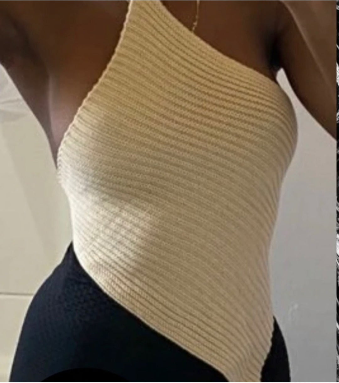 Knit rib top