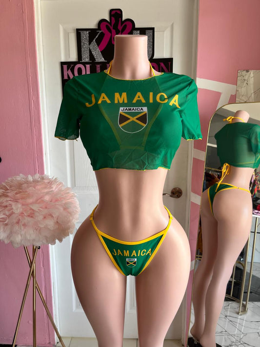 Jamaica 3 Piece Bathsuit Set